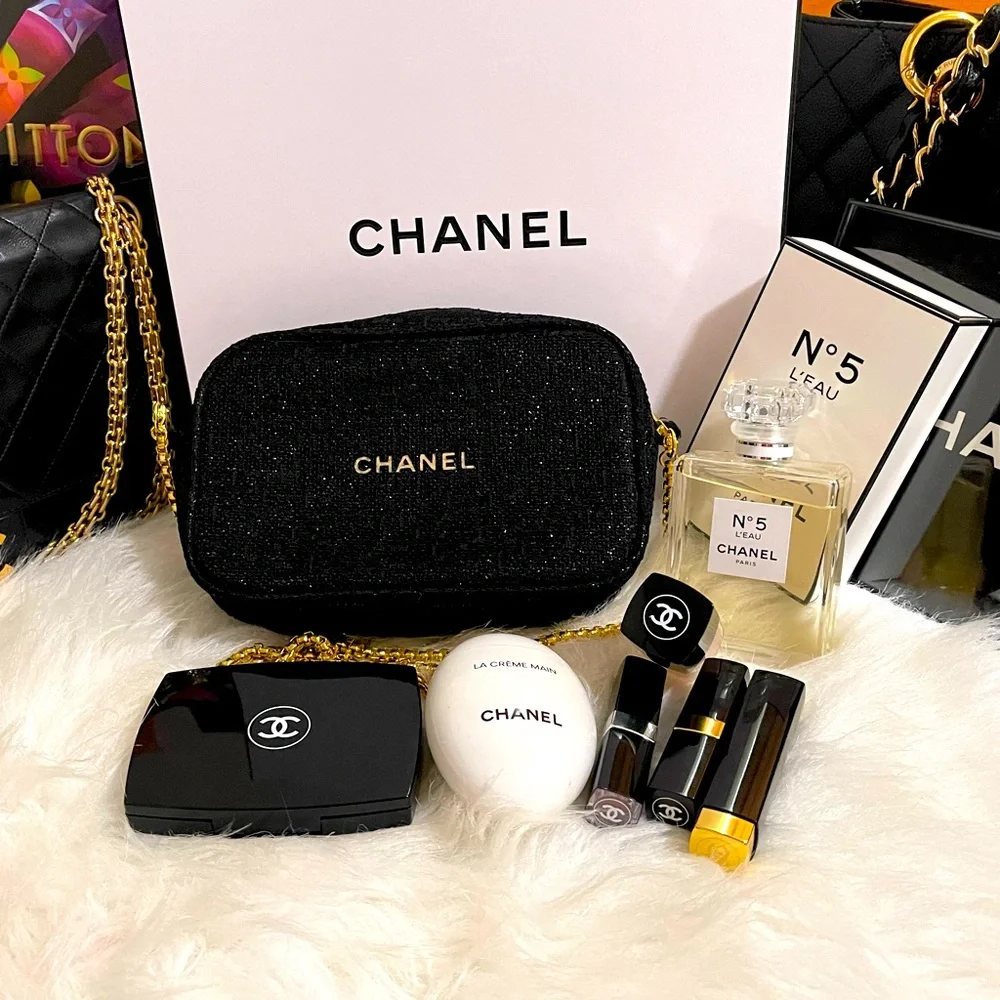 CHANEL | Bags | Sold Chanel Makeup Kitclutchslingcrossbody Mini